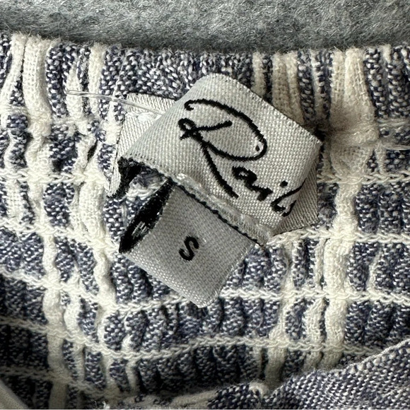 Rails Kyra Linen Rayon Blue White Striped Jumpsuit Sz: Small - Picture 13 of 13